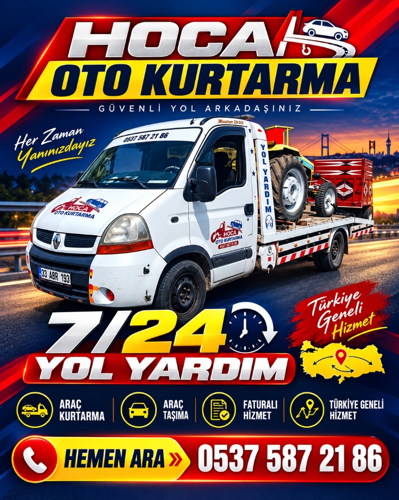 7/24 Kesintisiz Yol Yardım ve Çekici